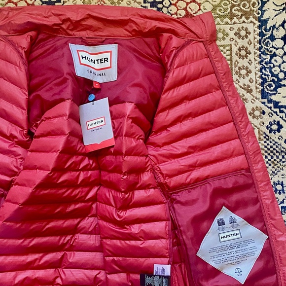 NWT Hunter Jacket Puffer Mens Original Midlayer Red Medium M - Picture 7 of 15